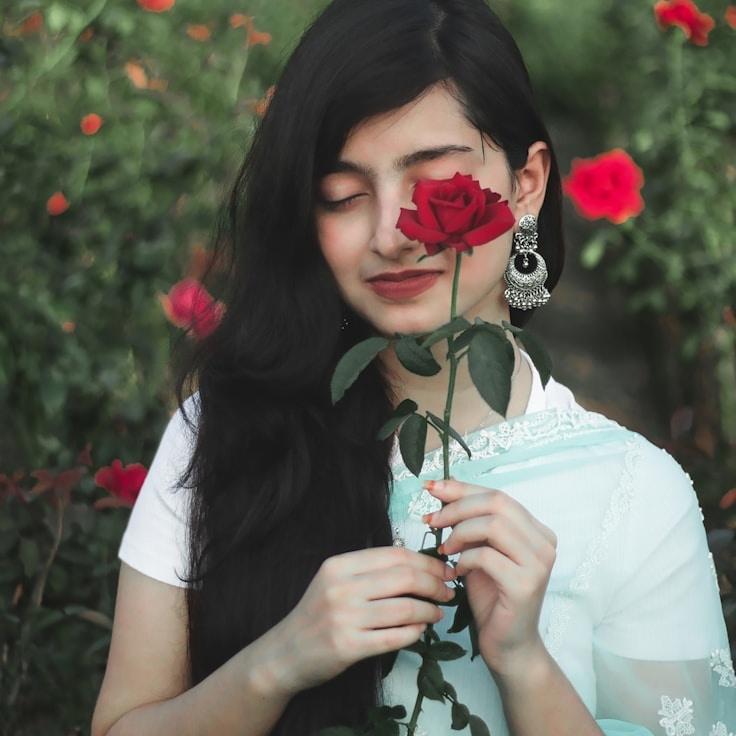 Portrait of Nova Calderon, group coordinator and fusion cooking expert